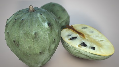 Cherimoya 3D Model