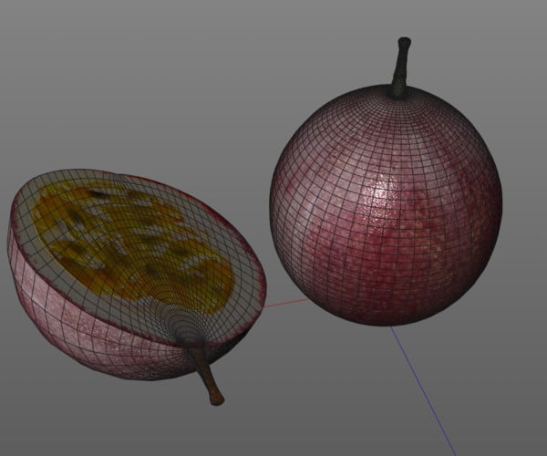 Artstation Passion Fruit 3d Model Resources