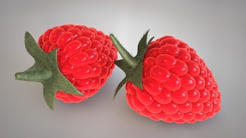 Raspberry 3D Model