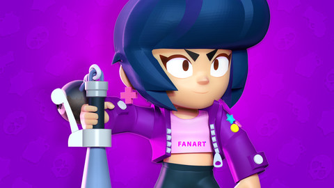 Bibi - Brawl Stars Fanart