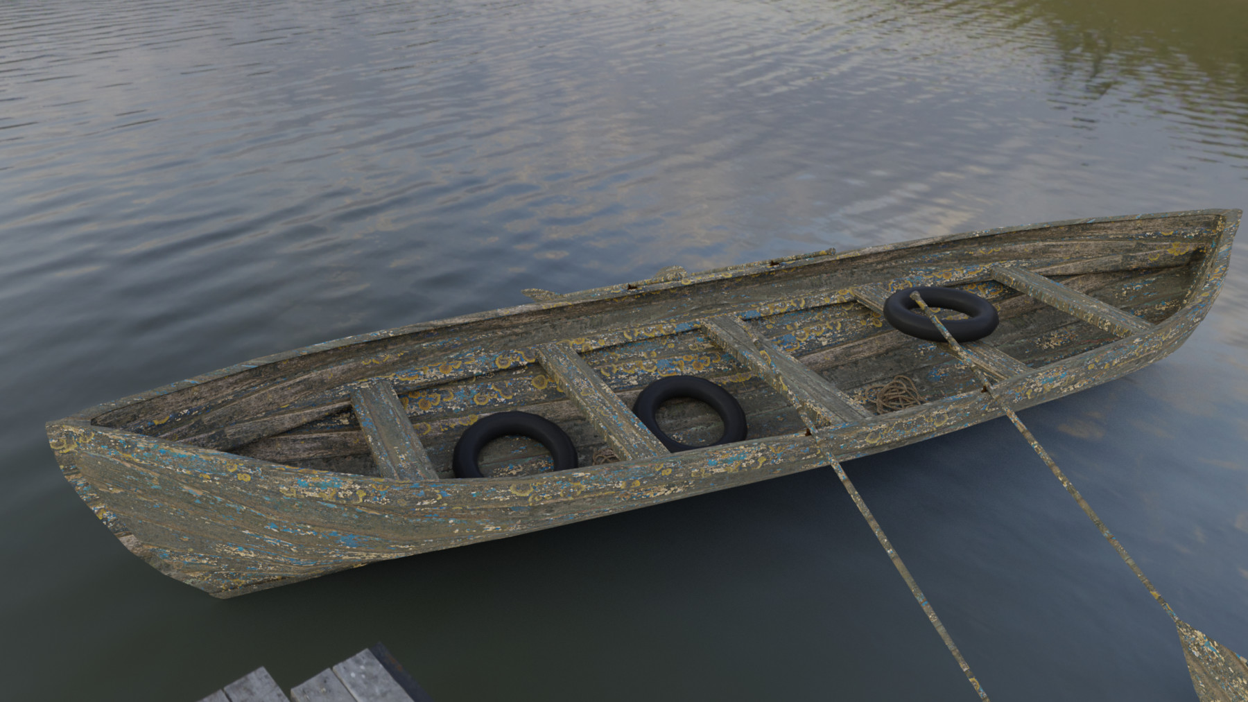 ArtStation Old Row BoatGame Ready Resources