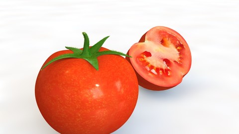 Red Tomato 3D Model