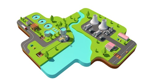 Power plant  3D Model