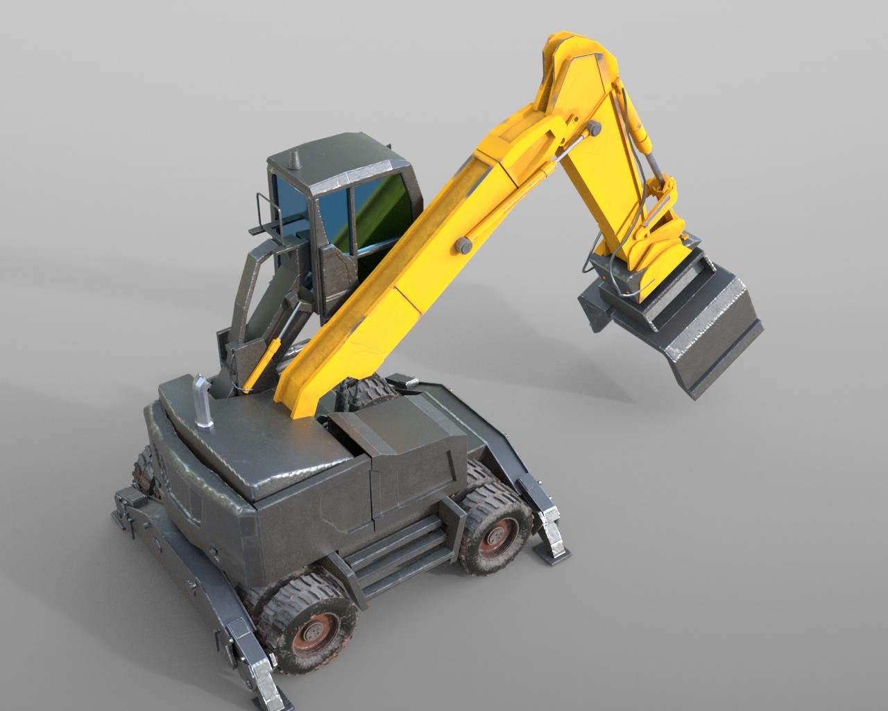 Scrap Handler 3d model.