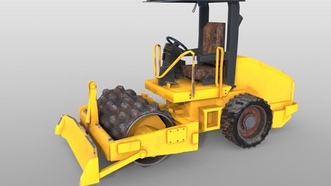 Wheel Dozer 3D Model