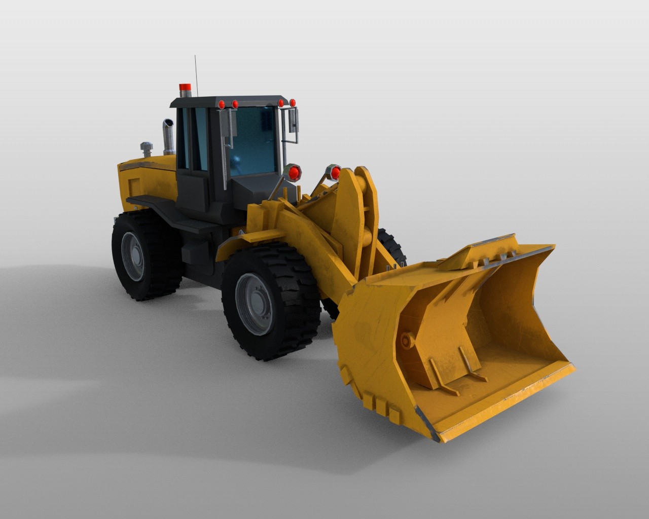 TurboCG 3D Models Wheel loader 3D Model