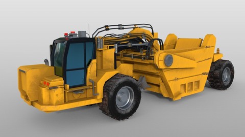Wheel scraper 3D Model