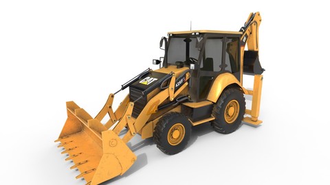 Backhoe Loaders 426f2 3D Model