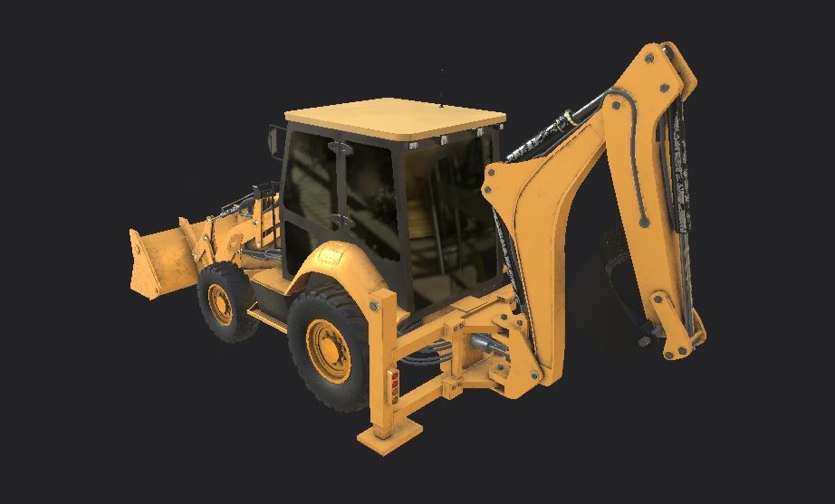 ArtStation Backhoe Loaders 426f2 3D Model Resources