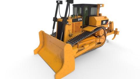 Dozer D7R 3D Model