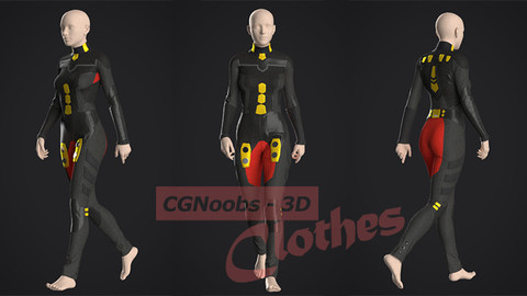 Si-Fi Future Suit - 38 Marvelous Designer and Clo3D