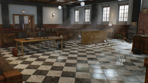 The Courtroom UE4 Scene