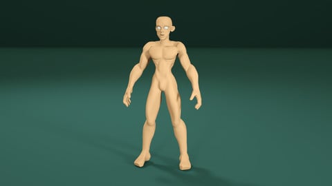 Male Character Base Model Sylized