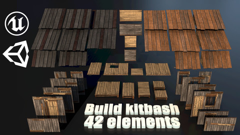 Wood Build Construct Collection