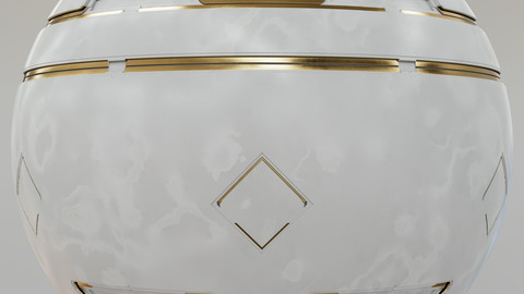 Procedural Marble Abstract Pattern