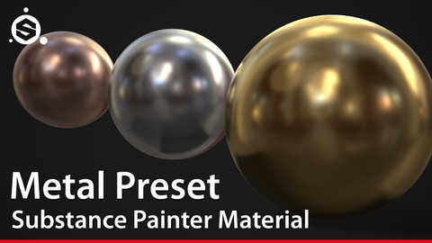 Metal Preset - Substance Painter Material