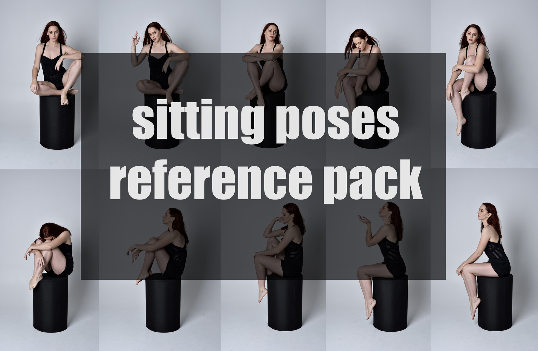 Jessica Truscott X92 Sitting Poses Reference Pack 8351