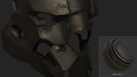 Old Weathered Metal Smart Material