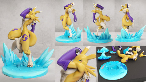 Renamon 3D Print Kit