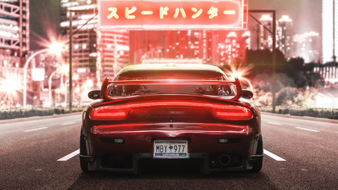 Binski's Rx7 - Downtown Race