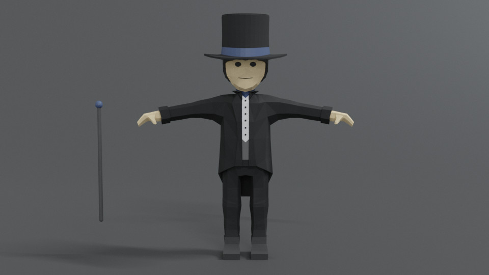 tall hat man