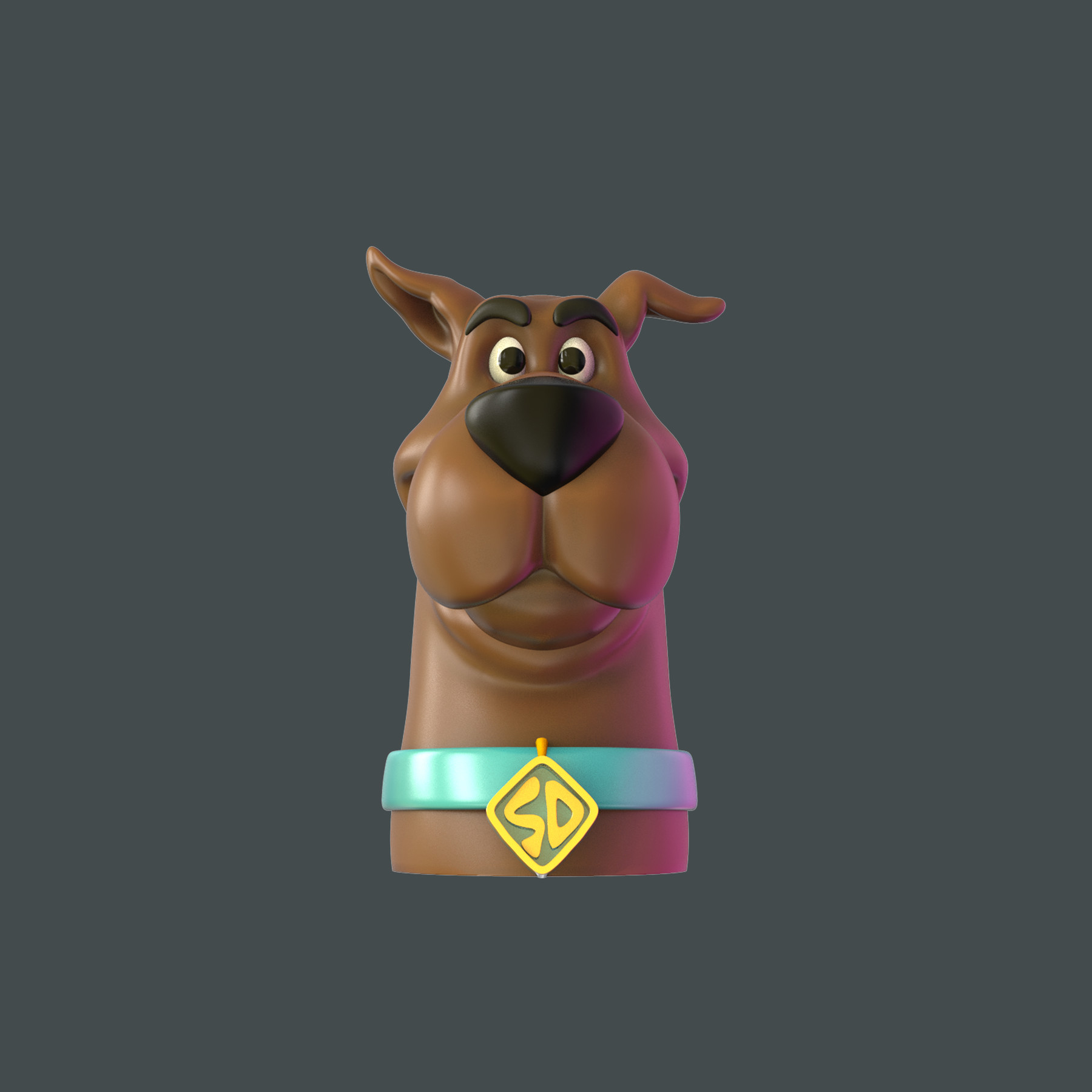 ArtStation Scooby Head STL for 3Dprint Resources