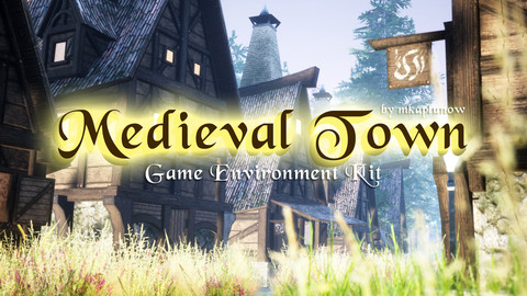 «Medieval Town Game Environment Kit» by mkaplunow