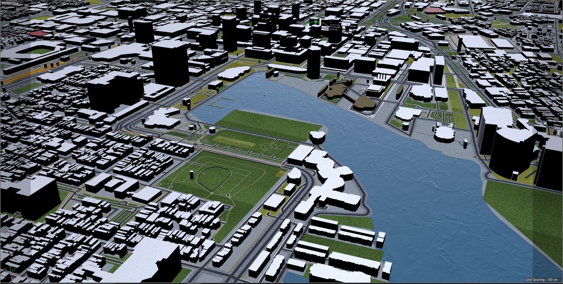 ArtStation Baltimore Maryland City 3D Model Game Assets