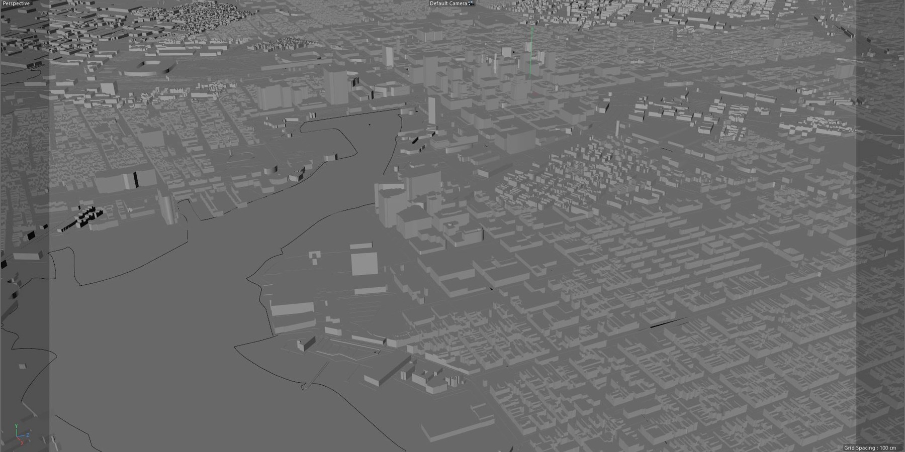 ArtStation Baltimore Maryland City 3D Model Game Assets