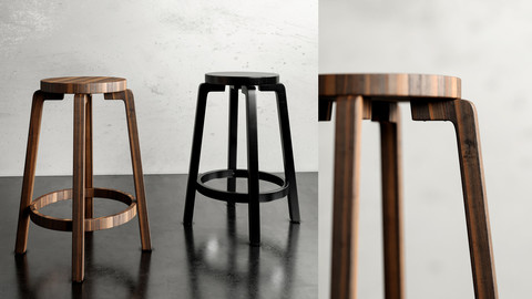 Stool Bar Alvar Aalto