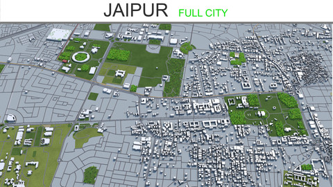 Jaipur City India 3D model
