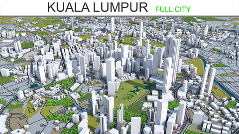 Kuala Lumpur  City 3D Model