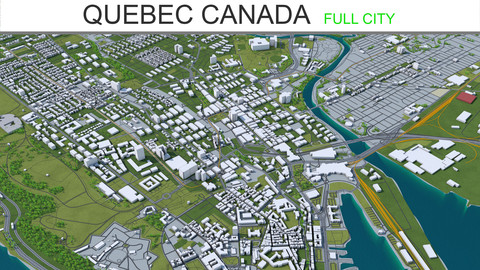 Quebec City Canada 3D Model