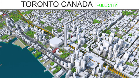 Toronto City Canada 3D Model
