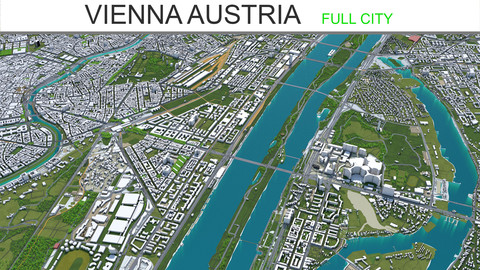 Vienna City Austria 3D Model