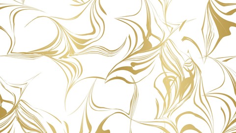 abstract golden lines seamless pattern