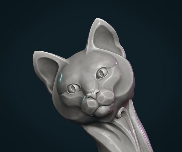 ArtStation - Cat figurine | Resources