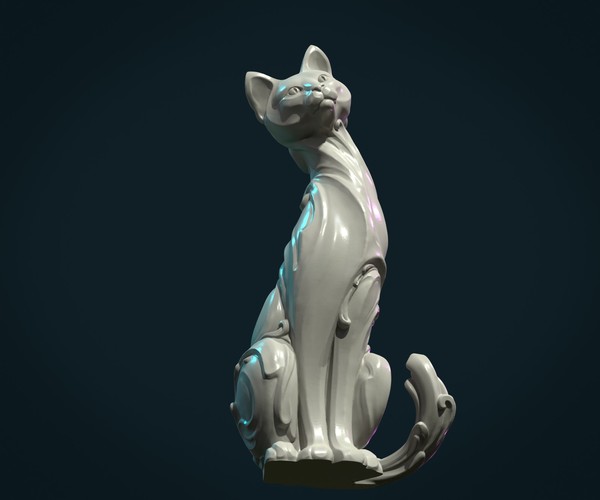 ArtStation - Cat figurine | Resources