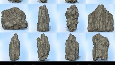 Game Ready Realistic Rock Collection