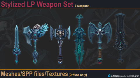 Stylized LP Weapon Set