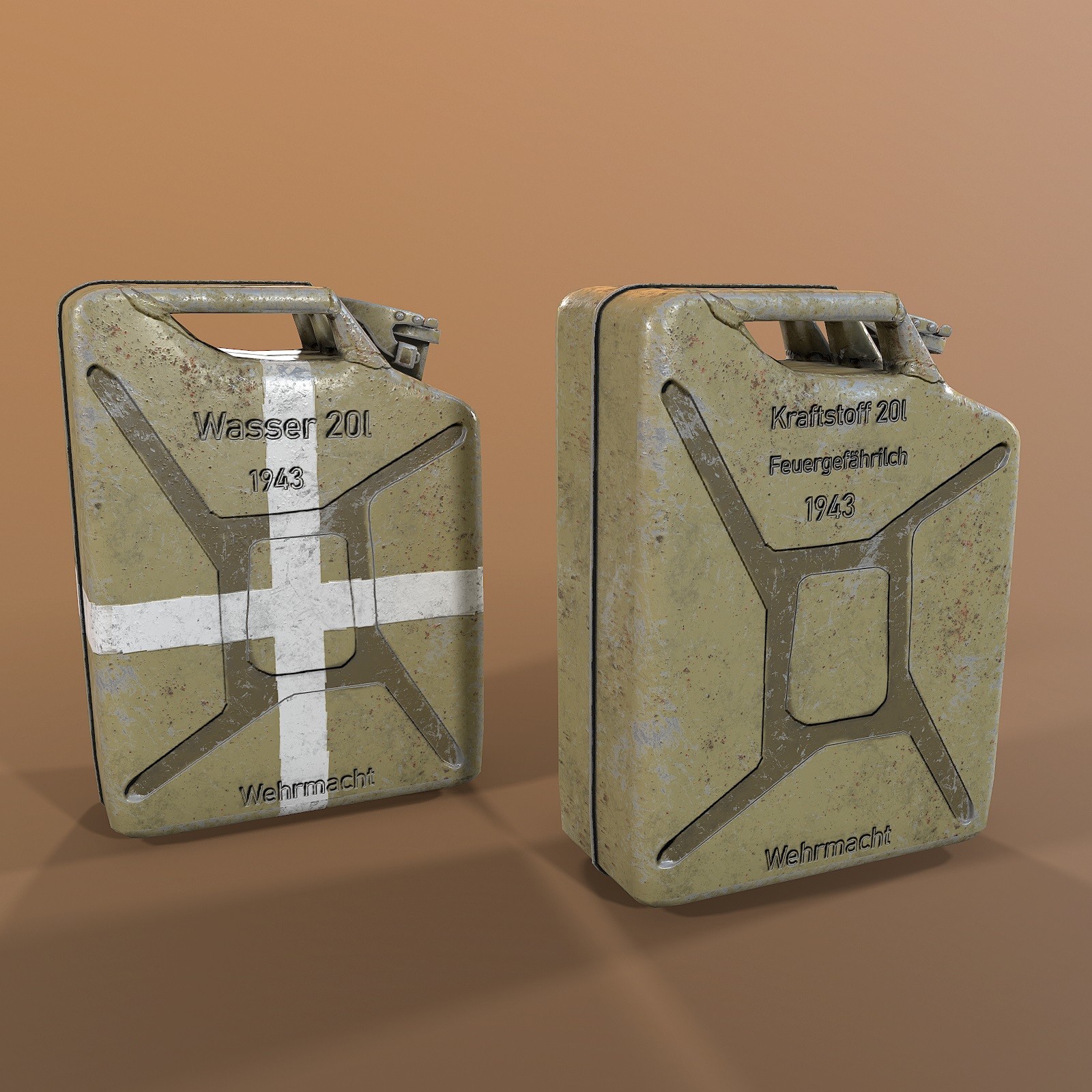 ArtStation Jerry can 3d model Game Assets