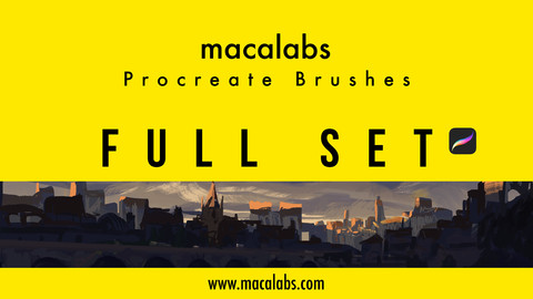 MACALABS_FullSet. Procreate Brushpack