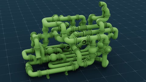 It's a Pipe dream! Simple High-poly Kitbash.