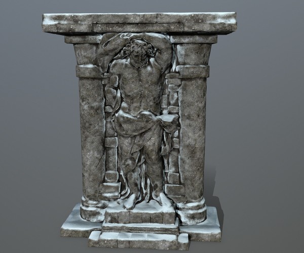 ArtStation statue Game Assets