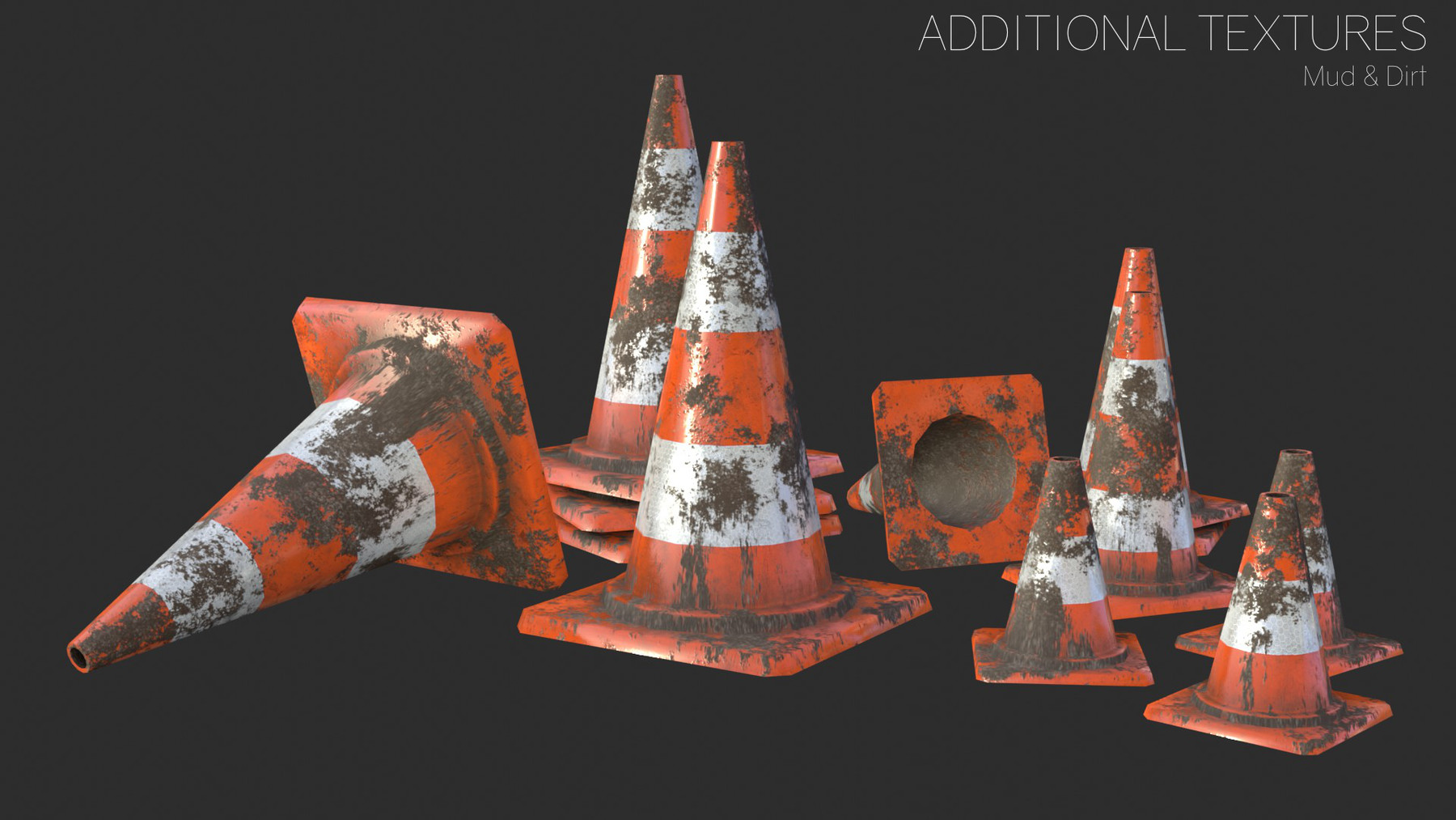 ArtStation Traffic Cone Assets 01 Game Assets