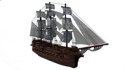 Pirate Ship 3D model