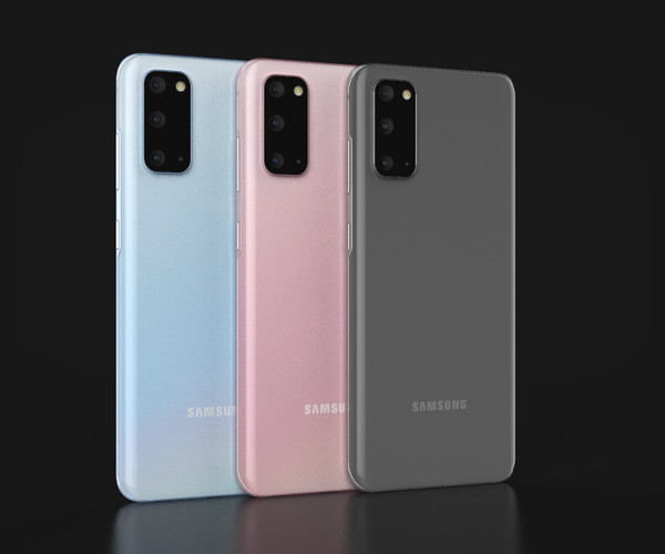 ArtStation - Samsung Galaxy S20 In All Official Colors | Resources