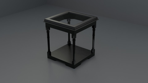 Small Dark Wooden Table