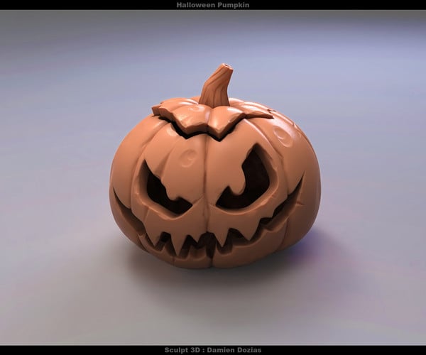 3d printed pumpkin