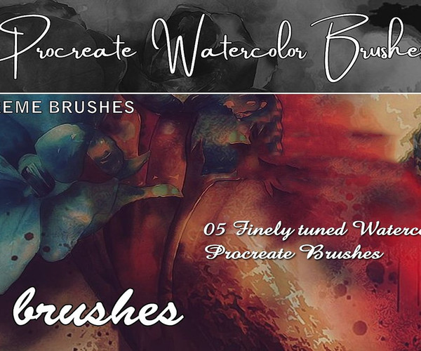 ArtStation - Procreate Watercolor Brushes | Brushes